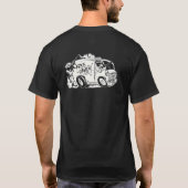 ワン7 Sixハウスパーティーディストロクリーパーバンユニセックス Tシャツ (裏面)