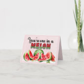 ワン・イン・ア・メロン　教師感謝祭 サンキューカード (正面)