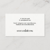 ワン・クレフティ・ママ 名刺 (裏面)