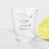 『ワン・シップズ・ジャーニー・ショット・グラス』 ショットグラス (裏面)
