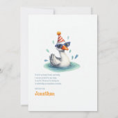 ワン シリー グース 1歳の誕生日 サンキューカード (裏面)