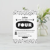 ワン・ツー・スリー・アンド・トゥ・ザ・フォー、90年代ヒップホップバースデー 招待状 (スタンド正面)