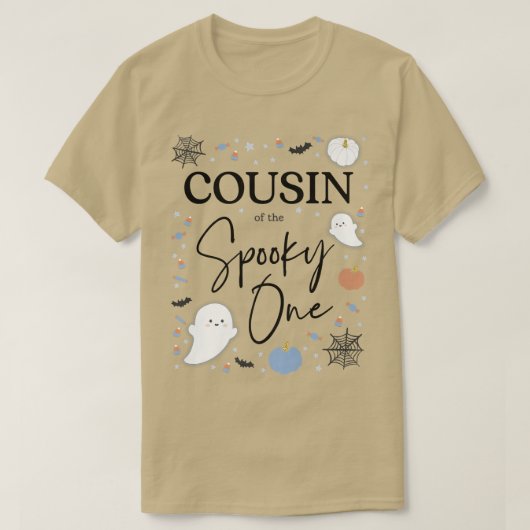 ワン・ファースト不気味誕生日少年の従兄弟1日 Tシャツ (デザイン正面)