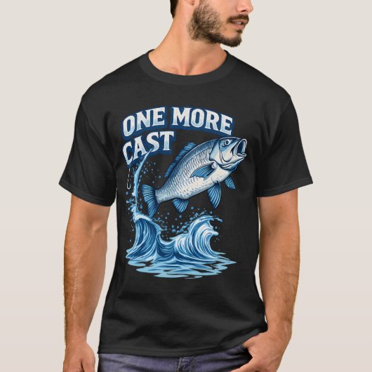 ワン・モア・キャスト フィッシングTシャツ Tシャツ (正面)
