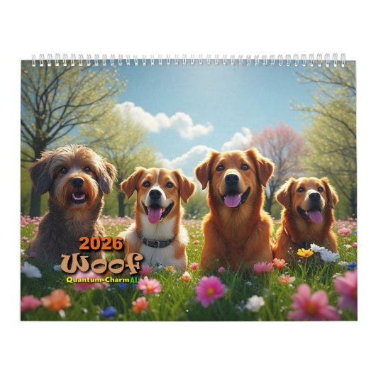 ワン!犬カレンダー2026 カレンダー (カバー)
