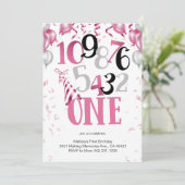 ワン! 誕生日のお知らせ 一歳の誕生日 招待状 (スタンド正面)