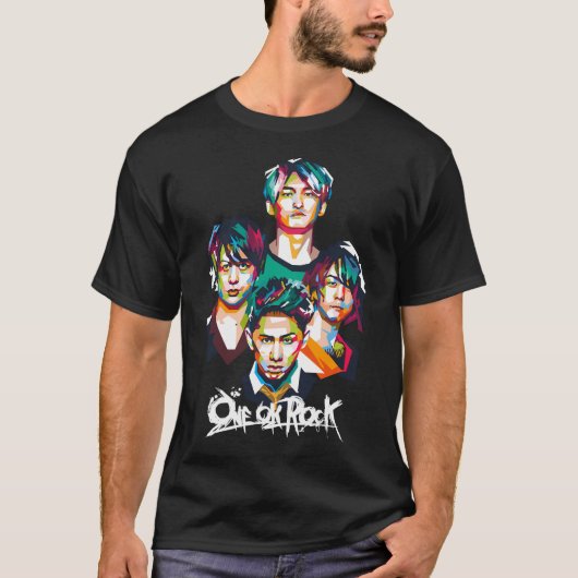 ワンOkロックアポップ・アートのート Tシャツ (正面)