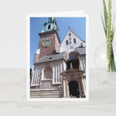 ワヴェル大聖堂、クラクフ、ポーランド カード (正面)