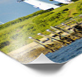 ワーウィックネックライトハウスロードアイランドフォトプリント フォトプリント            (角)