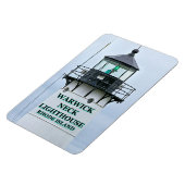 ワーウィックネックライトハウス、ロードアイランドフレキシマグネット マグネット (左側)