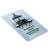 ワーウィックネックライトハウス、ロードアイランドフレキシマグネット マグネット (右側)