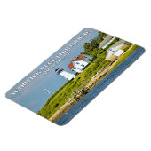 ワーウィックネックライトハウス、ロードアイランドフレキシマグネット マグネット (左側)