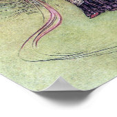 ワーウィック・ゴブルのポスターによる6羽の白鳥 ポスター (角)