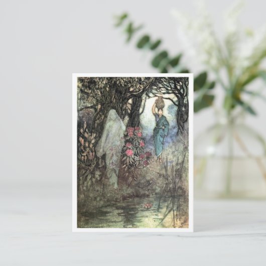 ワーウィック・ゴブルの精霊にブラシをかけられた ポストカード (スタンド正面)