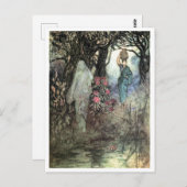 ワーウィック・ゴブルの精霊にブラシをかけられた ポストカード (正面/裏面)