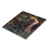 ワーウィック·ゴブル「シータがラマを発見」 タイル (側面)