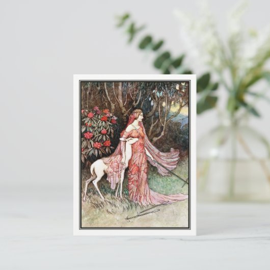 ワーウィック・ゴーブルによる森の後ろ ポストカード (スタンド正面)