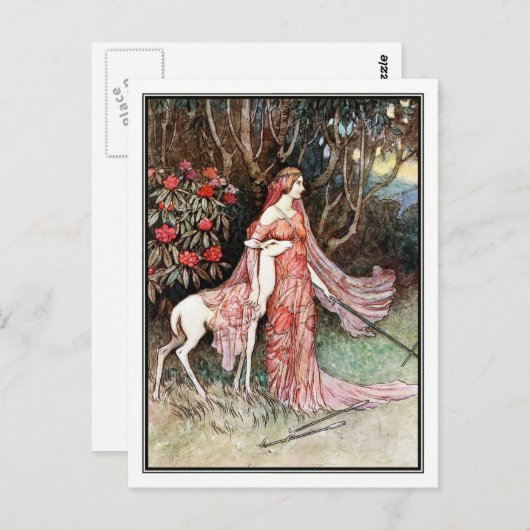 ワーウィック・ゴーブルによる森の後ろ ポストカード (正面/裏面)