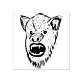 ワーウルフイラストレーションの切手 ラバースタンプ (インプリント)