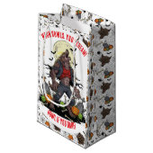 🐺ワーウルフハロウィーン抱き枕🎃💀 スモールペーパーバッグ (正面アングル)