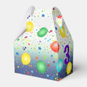 ワーウルフハロウィーン誕生日パーティー フェイバーボックス (裏面サイド)