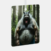 ワーウルフー食べ誰が全村金属オーナメント メタルオーナメント (正面右)