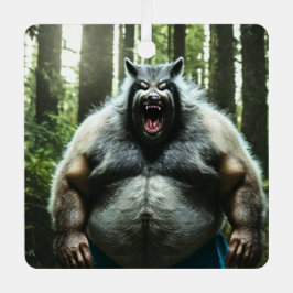 ワーウルフー食べ誰が全村金属オーナメント メタルオーナメント