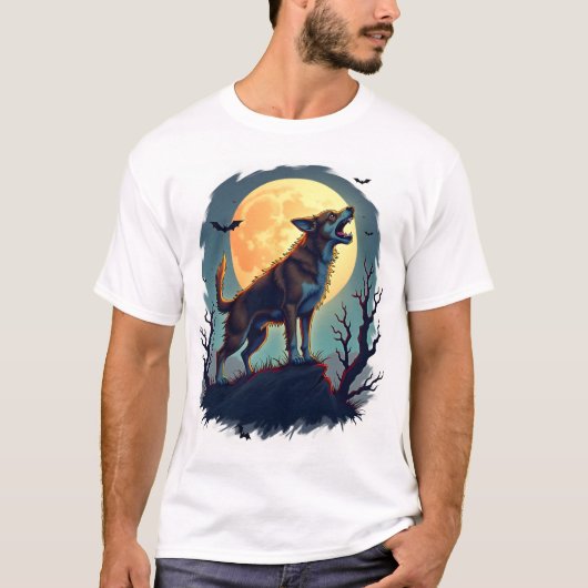 ワーウルフ・ビーグル・ハウル Tシャツ (正面)