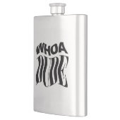 ワーオダードワープタイポグラフィ フラスク (左)