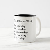 ワーカホリック・マグ ツートーンマグカップ (正面右)