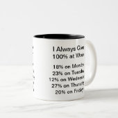 ワーカホリック・マグ ツートーンマグカップ (正面右)