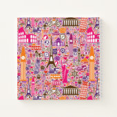 ワーカラフルルドパターン ノートブック (裏面)