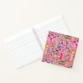ワーカラフルルドパターン ノートブック (内部)