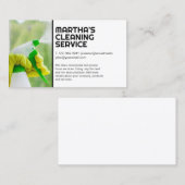 ワーカークリーニングウィンドウ | ホームサービス 名刺 (正面/裏面)
