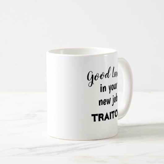 ワーカーコーおもしろいヒ用のカスタマイズ可能なギフト コーヒーマグカップ (正面右)