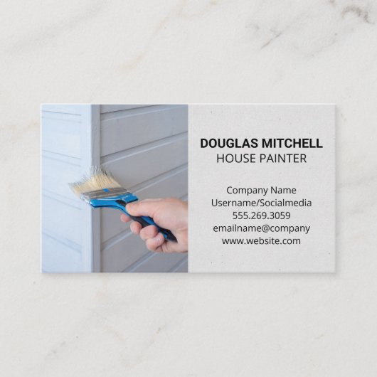 ワーカーズ絵を描ハウスサイディング 名刺 (正面)