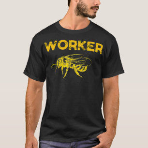 ワーカーハチ(昆虫)マルハナバチハニビー保ズビーキー Tシャツ