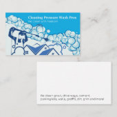 ワーカーパワー洗浄ホーム | シャボン 名刺 (正面/裏面)