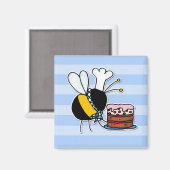 ワーカービー – pastry chef マグネット (正面/裏面)