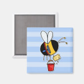 ワーカービー – window cleaner マグネット (正面/裏面)