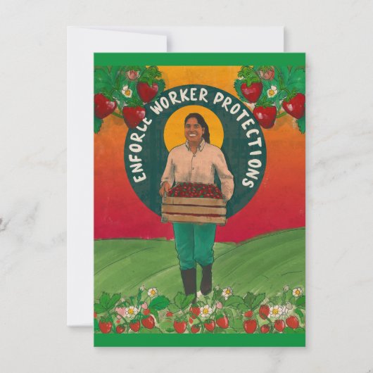 ワーカー保護の強制:ノート・カード ノートカード (正面)