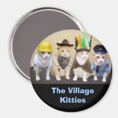 ワーカー、カウボーイ、オフィサー、チーフ マグネット (正面/裏面)