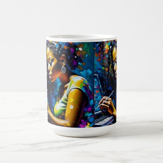 ワーキングガール – コーヒーマグ コーヒーマグカップ (中央)