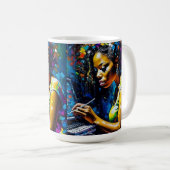 ワーキングガール – コーヒーマグ コーヒーマグカップ (正面右)