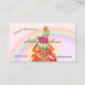 ワーキングレディービジネスカード 名刺 (正面)