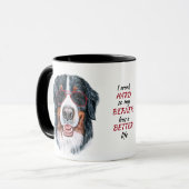 ワーキング懸命マイバーンズマウンテンドッグ マグカップ (正面左)