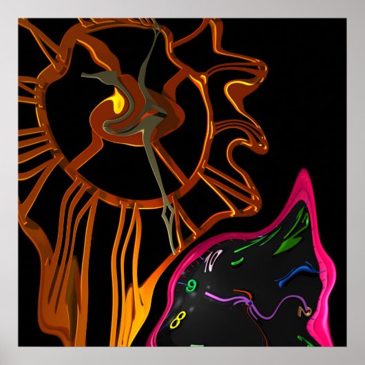 ワーキング時計 ポスター (正面)