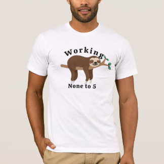 ワーキング スロースローハートTシャツ - おもしろい退職記念 Tシャツ