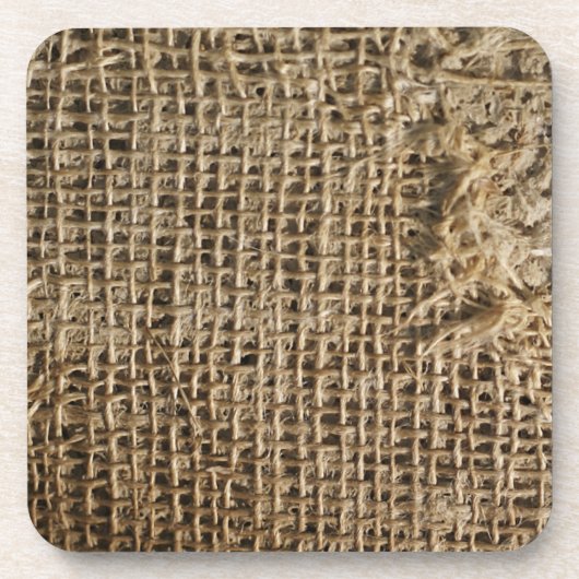 ワーキングBurlap コースター (正面)