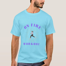 ワークアウトモードオン - フィットネスジムモチベーションミリタリーTシャツ Tシャツ